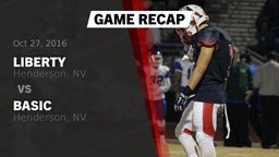 Recap: Liberty  vs. Basic  2016