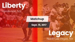 Matchup: Liberty  vs. Legacy  2017