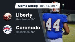 Recap: Liberty  vs. Coronado  2017