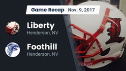 Recap: Liberty  vs. Foothill  2017