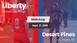 Matchup: Liberty  vs. Desert Pines  2018