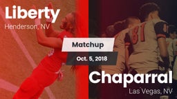 Matchup: Liberty  vs. Chaparral  2018