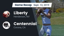 Recap: Liberty  vs. Centennial  2019