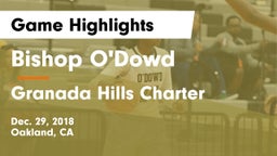 Bishop O'Dowd  vs Granada Hills Charter Game Highlights - Dec. 29, 2018