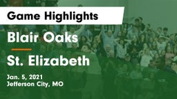 Blair Oaks  vs St. Elizabeth Game Highlights - Jan. 5, 2021
