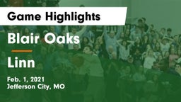 Blair Oaks  vs Linn  Game Highlights - Feb. 1, 2021