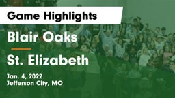 Blair Oaks  vs St. Elizabeth Game Highlights - Jan. 4, 2022