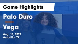 Palo Duro  vs Vega  Game Highlights - Aug. 18, 2023