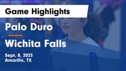 Palo Duro  vs Wichita Falls  Game Highlights - Sept. 8, 2023