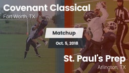 Matchup: Covenant Classical vs. St. Paul's Prep  2017