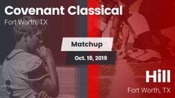 Matchup: Covenant Classical vs. Hill  2019