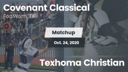 Matchup: Covenant Classical vs. Texhoma Christian 2020