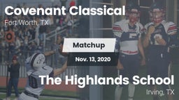 Matchup: Covenant Classical vs. The Highlands School 2020
