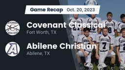 Recap: Covenant Classical  vs. Abilene Christian  2023