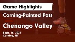 Corning-Painted Post  vs Chenango Valley  Game Highlights - Sept. 16, 2021