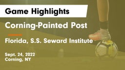 Corning-Painted Post  vs Florida, S.S. Seward Institute Game Highlights - Sept. 24, 2022
