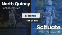 Matchup: North Quincy High vs. Scituate  2016