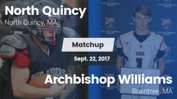 Matchup: North Quincy High vs. Archbishop Williams  2017