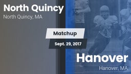 Matchup: North Quincy High vs. Hanover  2017