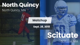 Matchup: North Quincy High vs. Scituate  2018