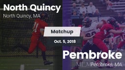 Matchup: North Quincy High vs. Pembroke  2018