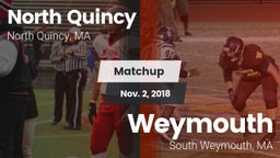 Matchup: North Quincy High vs. Weymouth  2018