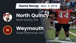 Recap: North Quincy  vs. Weymouth  2018