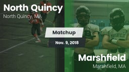 Matchup: North Quincy High vs. Marshfield  2018