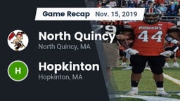 Recap: North Quincy  vs. Hopkinton  2019