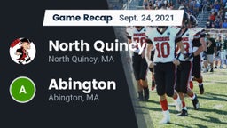 Recap: North Quincy  vs. Abington  2021