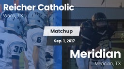 Matchup: Reicher Catholic vs. Meridian  2017