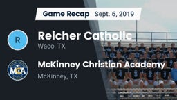 Recap: Reicher Catholic  vs. McKinney Christian Academy 2019
