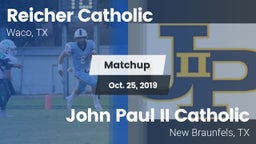 Matchup: Reicher Catholic vs. John Paul II Catholic  2019