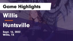 Willis  vs Huntsville  Game Highlights - Sept. 16, 2022