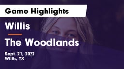 Willis  vs The Woodlands  Game Highlights - Sept. 21, 2022
