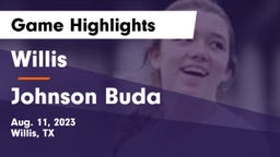 Willis  vs Johnson Buda Game Highlights - Aug. 11, 2023