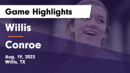 Willis  vs Conroe  Game Highlights - Aug. 19, 2023