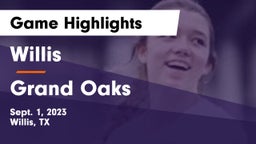 Willis  vs Grand Oaks Game Highlights - Sept. 1, 2023