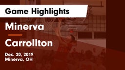 Minerva  vs Carrollton  Game Highlights - Dec. 20, 2019