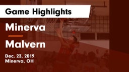 Minerva  vs Malvern  Game Highlights - Dec. 23, 2019