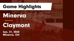 Minerva  vs Claymont  Game Highlights - Jan. 21, 2020