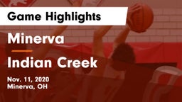 Minerva  vs Indian Creek  Game Highlights - Nov. 11, 2020