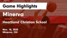 Minerva  vs Heartland Christian School Game Highlights - Nov. 18, 2020