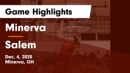 Minerva  vs Salem  Game Highlights - Dec. 4, 2020