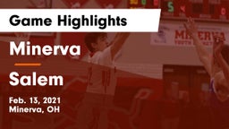 Minerva  vs Salem Game Highlights - Feb. 13, 2021