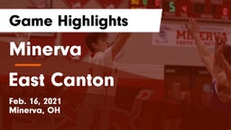 Minerva  vs East Canton  Game Highlights - Feb. 16, 2021