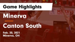 Minerva  vs Canton South  Game Highlights - Feb. 20, 2021