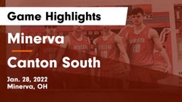 Minerva  vs Canton South  Game Highlights - Jan. 28, 2022