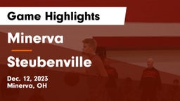 Minerva  vs Steubenville  Game Highlights - Dec. 12, 2023