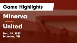 Minerva  vs United  Game Highlights - Dec. 19, 2023